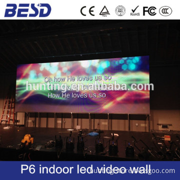 Indoor Full Color Pixel 7.62mm SMD Led Video Wall, Led Advertising Screen